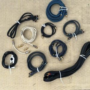 Bundle of Monster Audio Cables